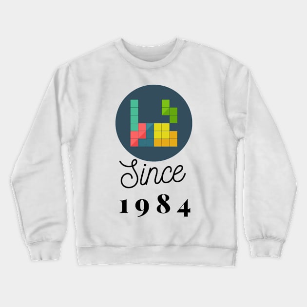 Tetris since 1984 Crewneck Sweatshirt by GMAT